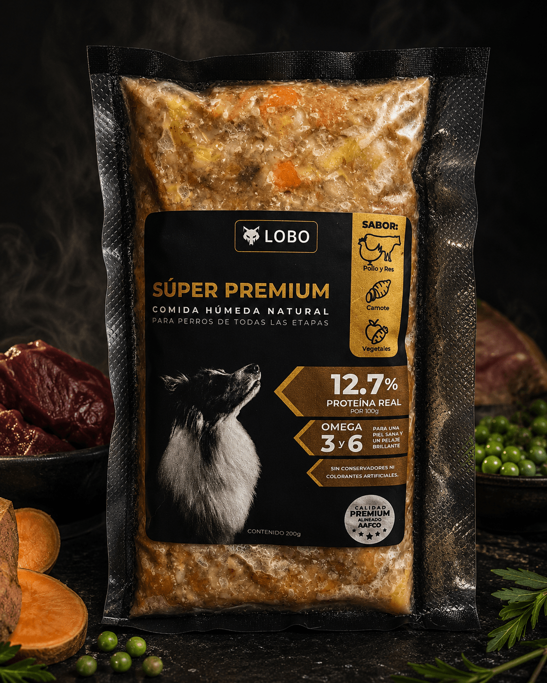 LOBO comida real para perros